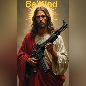 Be Kind Jesus Gun Shirt